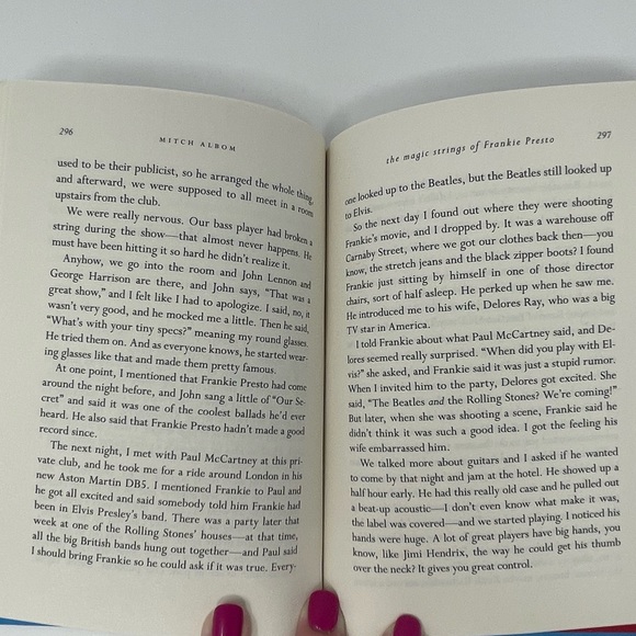 THE MAGIC STRINGS OF FRANKIE PRESTO Hardback Book by Mitch Albom - Picture 8 of 13